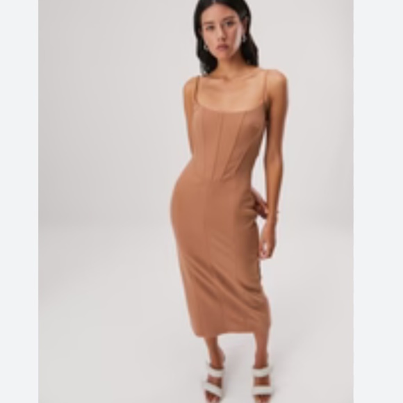 Brand New MISHA SLIM CORSET SLEEVELESS DRESS - Picture 8 of 12